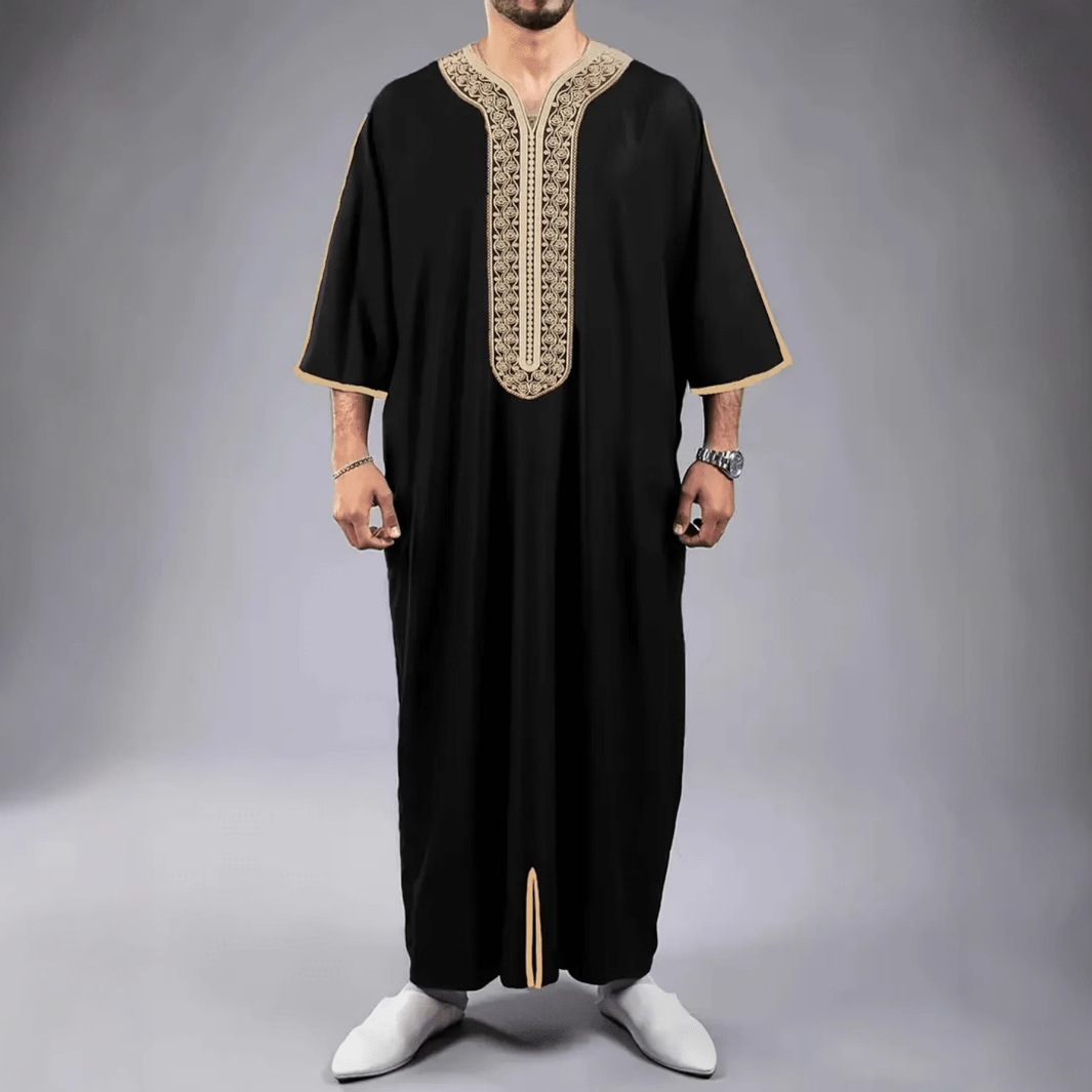 New 2025 Men's Long Sleeve Emb - Ethnic Wear In Fashion recension och pris
