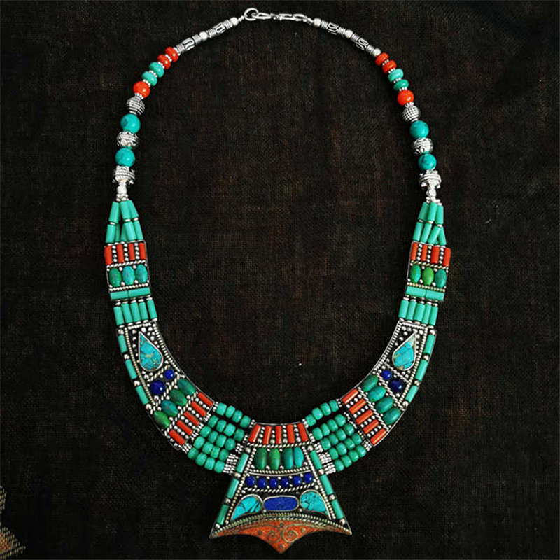 BOHO Vintage Necklaces Collect - Ethnic Fashion Com recension och pris