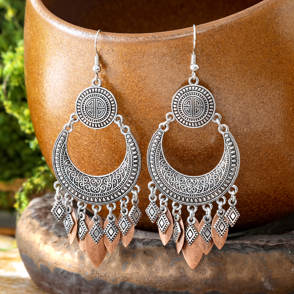 Ethnic Style Dangle Earrings F - Ethnic Wear In Fashion recension och pris