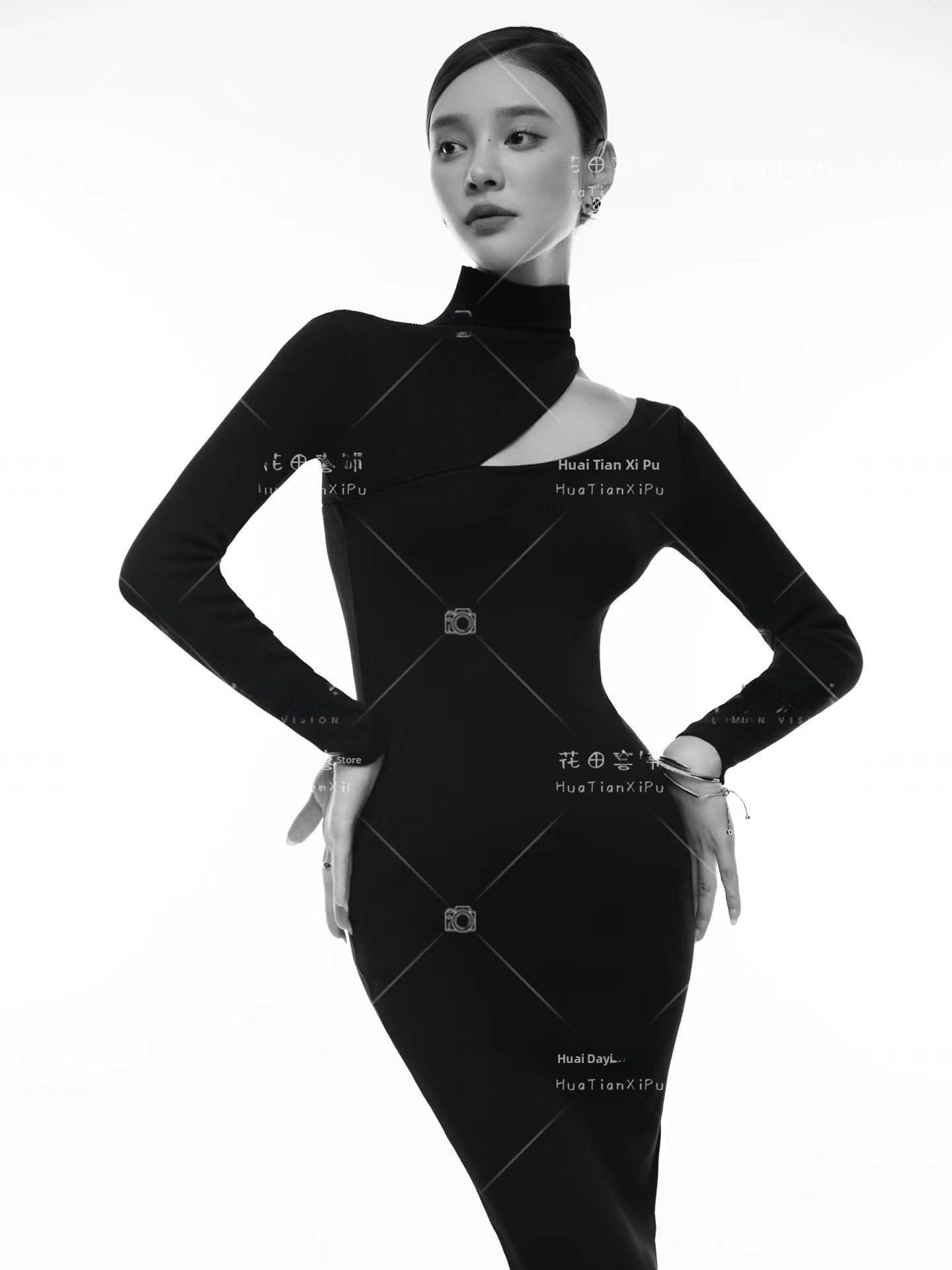 2026 New Korean Style Black Dr - Ethnic Fashion Magazine recension och pris